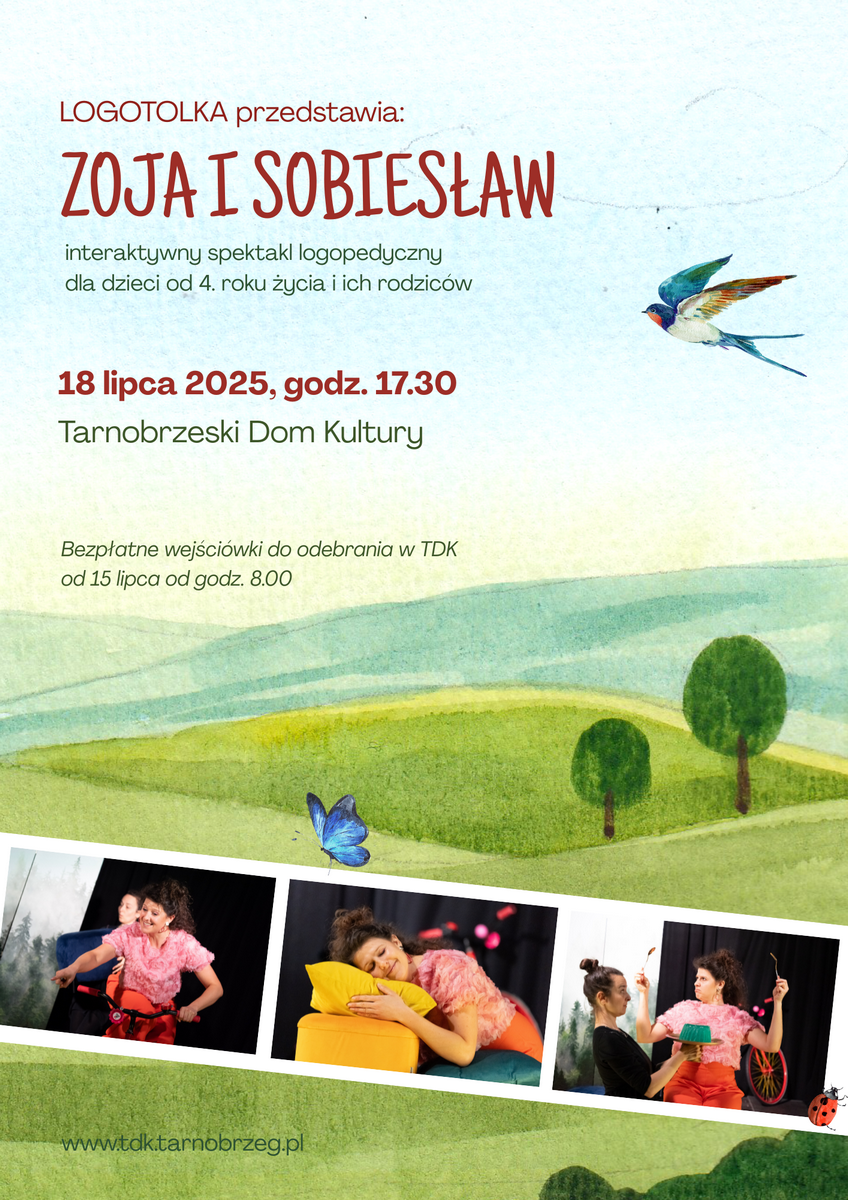 Wakacyjna przygoda w krainie Patatajów - 18 lipca odbędzie się interaktywny spektakl dla dzieci i rodziców „Zoja i Sobiesław”